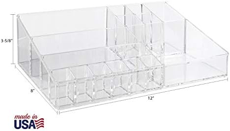 STORi Audrey Makeup Organizer & Drawer Bundle, Holder for Makeup Brushes, Palettes, & Beauty Supplies, Made in USA