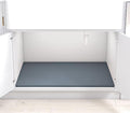BASIN - Under Sink Mat for Bathroom - The Original Silicone Under Sink Mats for Bathroom Waterproof - Under Sink Tray for Bathroom Waterproof - Under Sink Cover Vanity Liner Gray 34x19