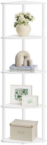 SONGMICS HOME 5-Tier Corner Shelf, Toolless Assembly