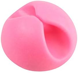 ROK Hardware Multipurpose Silicone Cable Clip Grip Wire Cord Type USB Desk Wall Desktop Organizer Charger Holder (20 Pac