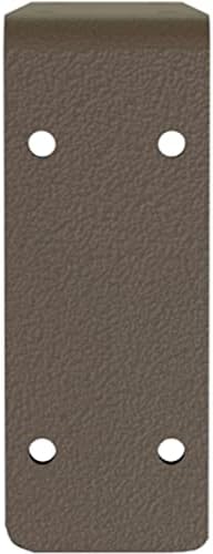 Ekena Millwork BKTM02X12X05EBHBR Steel Bracket Embrey, 2"W x 12"D x 5 1/4"H, Hammered Brown