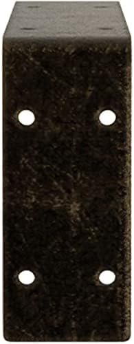 2" W x 10" D x 4 3/4" H Embrey Steel Bracket, Antiqued Pale Gold