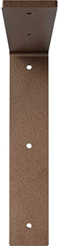 2"W x 10"D x 10"H Hamilton Steel Bracket, Hammered Dark Bronze