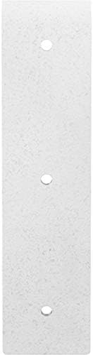 Ekena Millwork BKTM02X08X08HAHWH 2 inch W x 8 inch D x 8 inch H Hamilton Steel Bracket, Hammered White