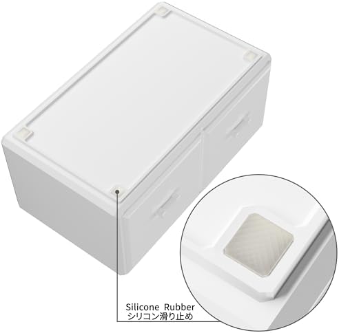 Readaeer Makeup Cosmetic Organizer Storage Drawers Display Boxes Case with 12 Drawers (White)
