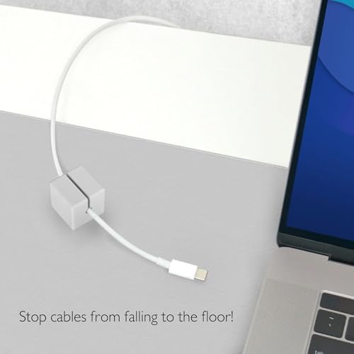Function101 Weighted Magnetic Cable Blocks – Non-Adhesive Anchors for Cable Organization – Weighted Cord Holders & Acces