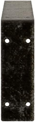 Ekena Millwork BKTM02X20X06EBAWS Steel Bracket Embrey, 2" W x 20" D x 6 1/2" H, Antiqued Warm Silver