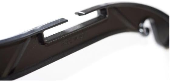NAHANCO 17” Black Mid-Heavyweight Plastic Hanger, Chrome Hook, 50 Pack