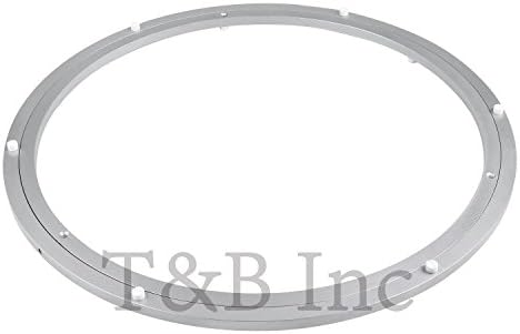 TamBee 20 Inch Lazy Susan Hardware Aluminum Bearing Metal Rotating Turntable Bearing Swivel Plate Hardware Lazy Susan Be