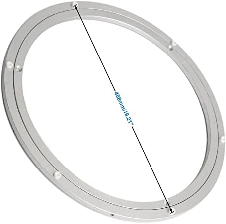 Aluminum Heavy Duty Lazy Susan Rotating Turntable Bearing Swivel Plate Hardware for Dining-Table (20 inch)