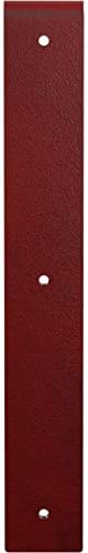 2"W x 14"D x 14"H Hamilton Steel Bracket, Hammered Bright Red