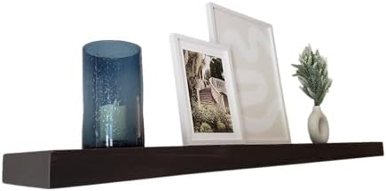 Joel’s Antiques 60 Inch Wooden Floating Shelves for Wall - 60x6x2 in - Made of Natural Wood - Short Heavy Duty Rustic Wa