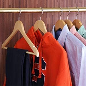 Lotus Wooden Hangers, Solid Wood Shirt Hangers,Dress Coat Jacket Clothes Hangers,with Extra Smooth Finish, 360 Degree Sw