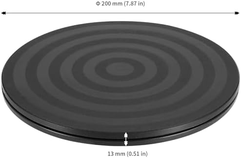JAPCHET 8 Pack 8 Inch Bonsai Turntable, Heavy Duty Rotating Lazy Susan Turntable Garden Swivel Stand Turntable, 44lbs Lo