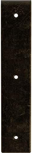 2" W x 10" D x 10" H Hamilton Steel Bracket, Antiqued Pale Gold