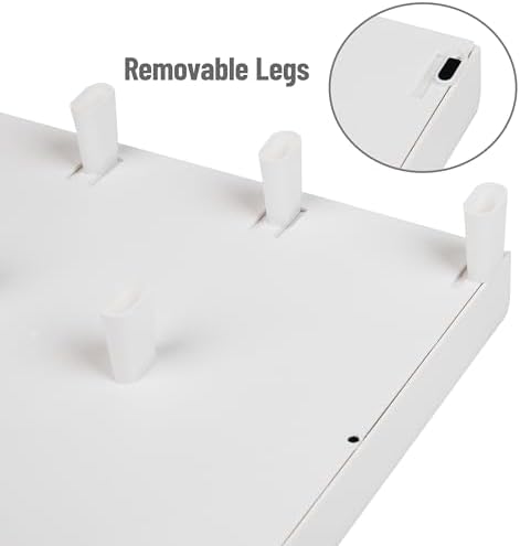 Mind Reader PC, Laptop, IMAC Monitor Stand and Desk Organizer, White