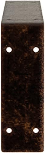 Ekena Millwork BKTM02X18X06EBACO Steel Bracket Embrey, 2" W x 18" D x 6 1/2" H, Antiqued Copper