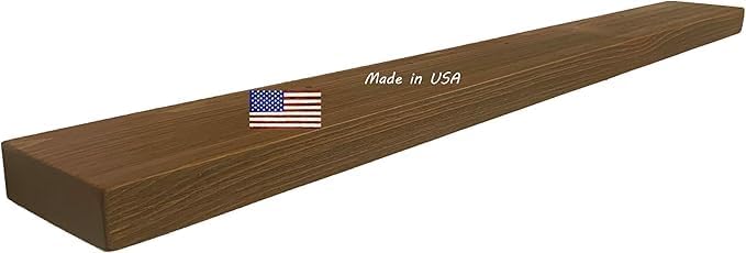 joelsantiques 60 Inch Wooden Floating Shelves for Wall -60x6x2 in -Made of Natural Wood - Long Heavy Duty Rustic Wall Sh