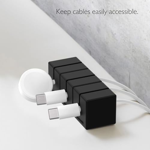 Function101 Weighted Magnetic Cable Blocks – Non-Adhesive Anchors for Cable Organization – Weighted Cord Holders & Acces