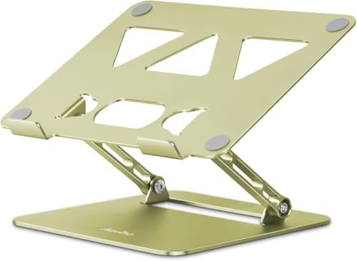 Aoviho Laptop Stand for Desk,Adjustable Laptop Stand Holder and Riser,Foldable Aluminum Notebook Computer Stands for Mac