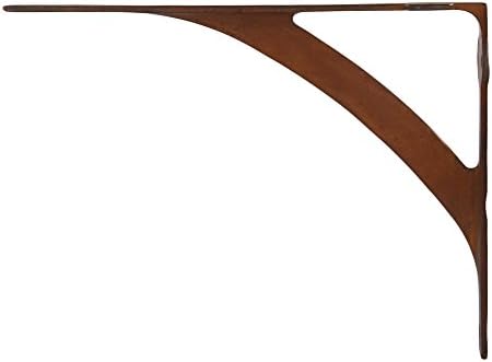 A29 Shelf Brackets, Iron, Rust Finish, Set of 2