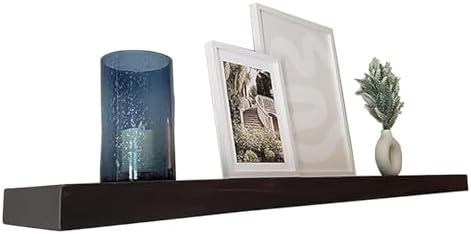 Joel’s Antiques 72 Inch Long Wooden Floating Shelves for Wall - 72x6x2 in - Made of Natural Wood - Heavy Duty Rustic Wal