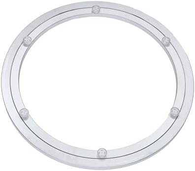 Aluminum Heavy Duty Lazy Susan Rotating Turntable Bearing Swivel Plate Hardware for Dining-Table (14 inch)