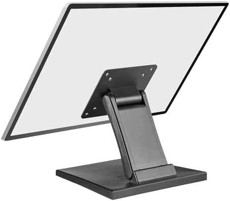 WEARSON Low Profile Monitor Stand - Foldable Touch Monitor MINI PC Stand Compatible with VESA 75x75 and 100x100mm Monito