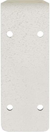 Ekena Millwork BKTM02X12X05EBHWH Steel Bracket Embrey, 2"W x 12"D x 5 1/4"H, Hammered White