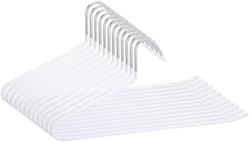12 Pack Open Ended Pants Hangers, Non-Slip Metal Closet Hangers