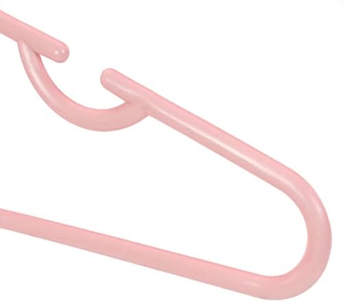 HANGERWORLD Kid's Hangers for Baby Nursery and Children's Closet Clothes Storage (20 Pack, Pink)
