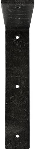 2" W x 10" D x 10" H Hamilton Steel Bracket, Antiqued Silver