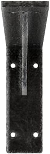 Ekena Millwork BKTM02X20X06EBAPW Steel Bracket Embrey, 2" W x 20" D x 6 1/2" H, Antiqued Pewter