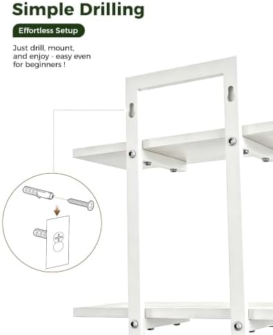 Bamworld Floating Shelves for Wall Planters Indoor Hanging Plant Shelves