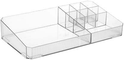 ZHIAI stackable storage drawers, acrylic storage rack, cosmetics and beauty products organizer, suitable for makeup room
