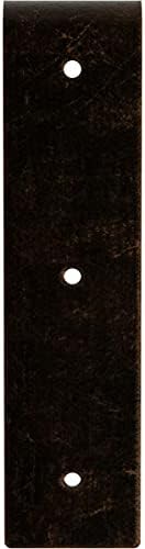 2" W x 8" D x 8" H Hamilton Steel Bracket, Antiqued Bronze