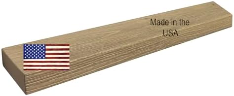 joelsantiques 42 inch Wooden Floating Shelves for Wall - 42x6x2 in, High End Solid Natural Wood, Heavy Duty Bracket, Wal