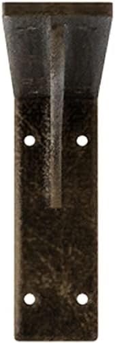 Ekena Millwork BKTM02X18X06EBAPG Steel Bracket Embrey, 2" W x 18" D x 6 1/2" H, Antiqued Pale Gold
