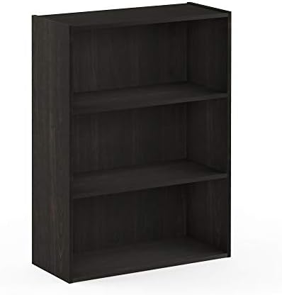 Furinno PASIR Book Shelf, 3-Tier Bookshelf, Storage Shelves Bookcase, 9.7 x 23.7 x 31.5, for Living Room, Bedroom, Home 