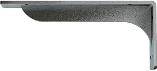 Ekena Millwork BKTM02X12X05EBCRS Steel Bracket Embrey, 2" W x 12" D x 5 1/4" H, Unfinished