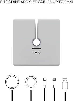 Function101 Weighted Magnetic Cable Blocks – Non-Adhesive Anchors for Cable Organization – Weighted Cord Holders & Acces
