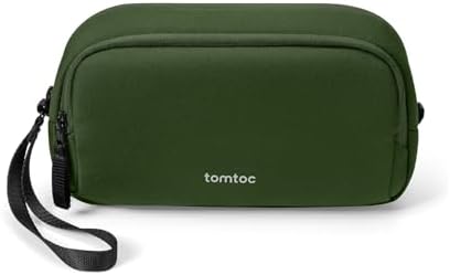 tomtoc Electronic Organizer Travel Case, Dual Compartment Tech Organization