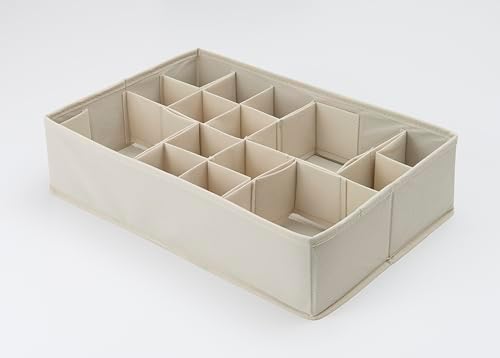 アール(R) JJ-004 Storage Box with Moving Dividers Color Box L