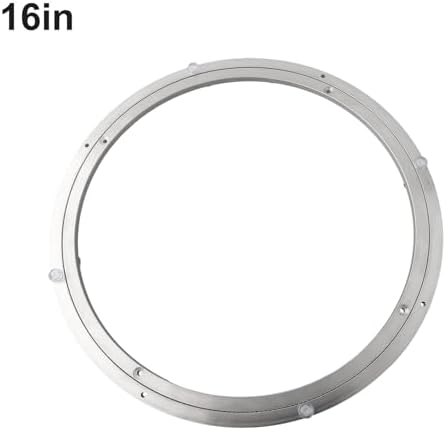 16in Stainless Steel Swivel Turntable Lazy Susan Base, Rotating Bearing, Aluminum Alloy