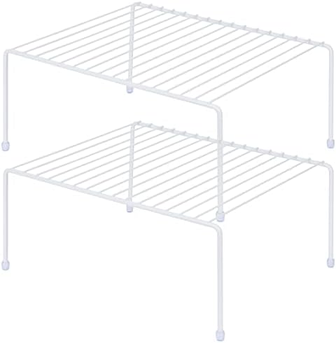 Medium (13.1 x 10.2 Inch) Cabinet Storage Shelf Rack, Shelves，Kitchen Counter and Cabinet Shelf, Storage Rack Organizer 
