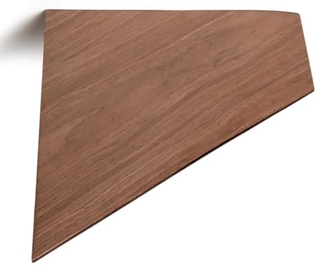 EWART WOODS Corner Shelf of Oak Wood, Floating Wall Plant Shelves, Indoor Unit for Small Spaces, Bedroom Bookshelf, Wall