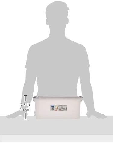 Rotho, Compact, Storage box 13 l with lid A4, Plastic (PP) BPA-free, grey/transparent, A4/13l (39,5 x 27,5 x 18,0 cm)