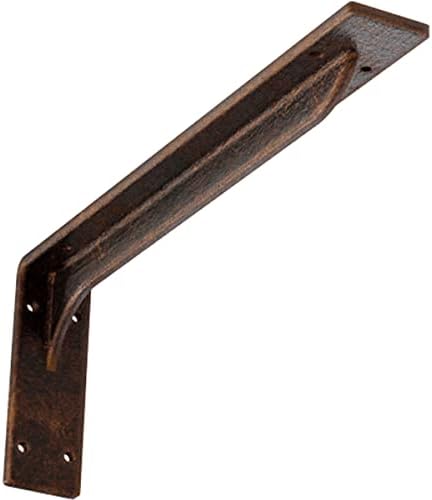 2" W x 16" D x 6 1/2" H Embrey Steel Bracket, Antiqued Copper