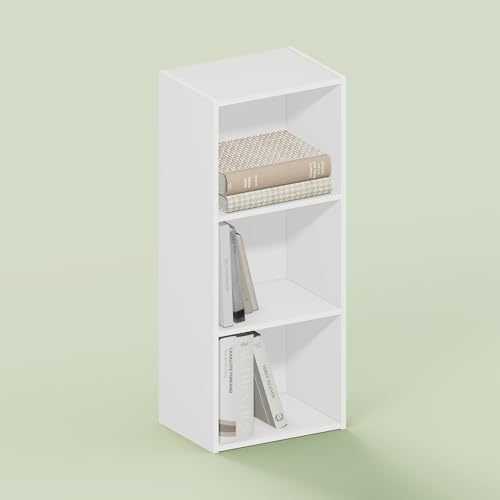 Hagen 3 Cube Bookcase, Display Shelf, Open Shelf, for Living Room and Home Office, White