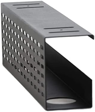 AEONS Under Desk Cable Management Tray Black Horizontal 16-inch Under Desk Removable C Clamp Mount Computer Cord Raceway